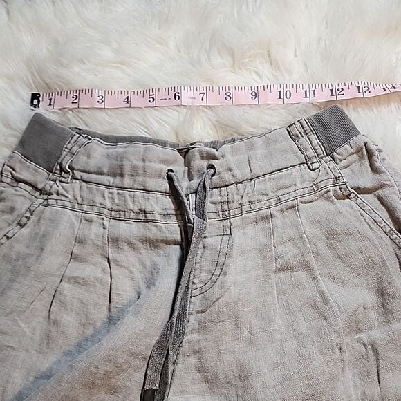 Cream- 100% Linen pants - Picture 4 of 6